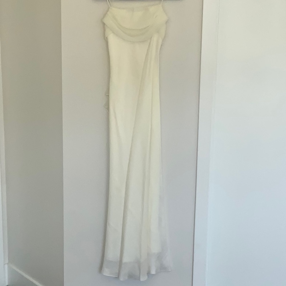 Beautiful Silky Wedding Gown